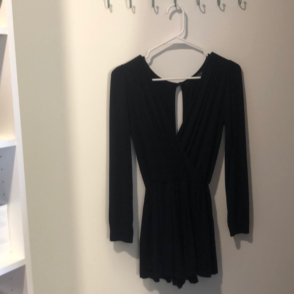 Topshop Black Romper